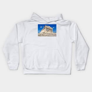 The Parthenon (447 B.C.) on the Athenian Acropolis, Greece Kids Hoodie